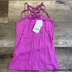 Fabletics Purple/pink Strappy Tank Top NWT size XS